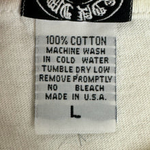 Load image into Gallery viewer, 2000s chrome hearts dagger pocket neck logo tee white