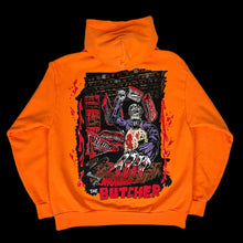 Load image into Gallery viewer, 2023 warren lotas night at the butcher hoodie orange