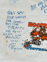 Load image into Gallery viewer, 90s hooters football tee autographed