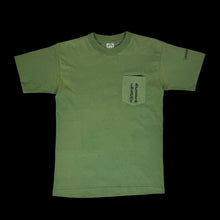 Load image into Gallery viewer, early 2000s chrome hearts scroll logo tee olive