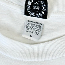 Load image into Gallery viewer, 2000s chrome hearts las vegas grey horseshoe floral l/s white