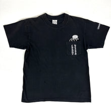 Load image into Gallery viewer, 1999 chrome hearts scroll logo tee black