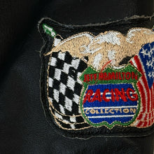 Load image into Gallery viewer, 1998 jeff hamilton nascar 50th ann leather racing jacket