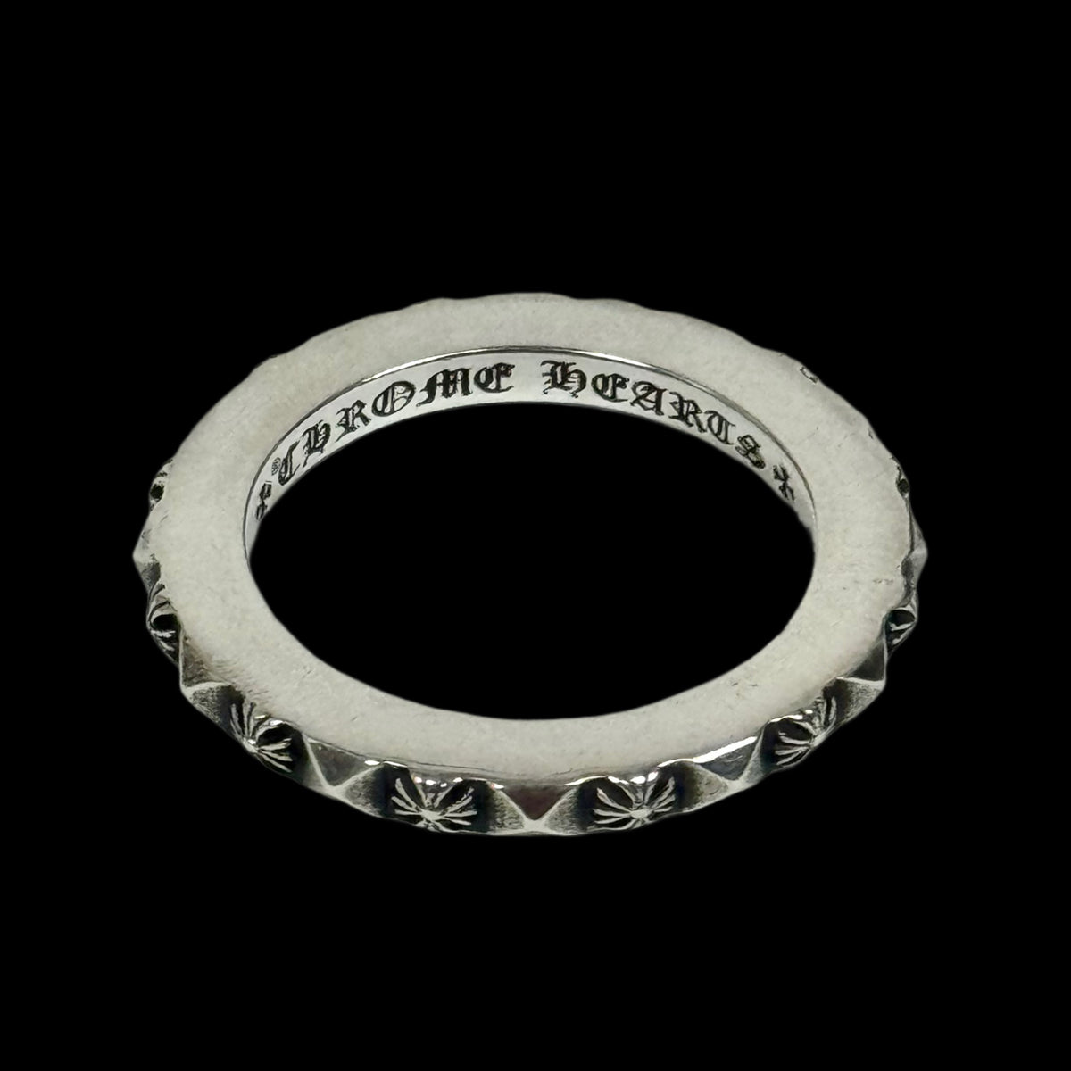 chrome hearts true fucking punk ring 3mm – change clothes