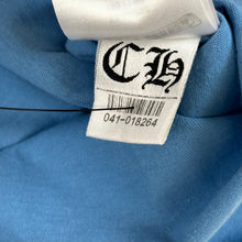 Load image into Gallery viewer, chrome hearts art basel miami horseshoe tee light blue