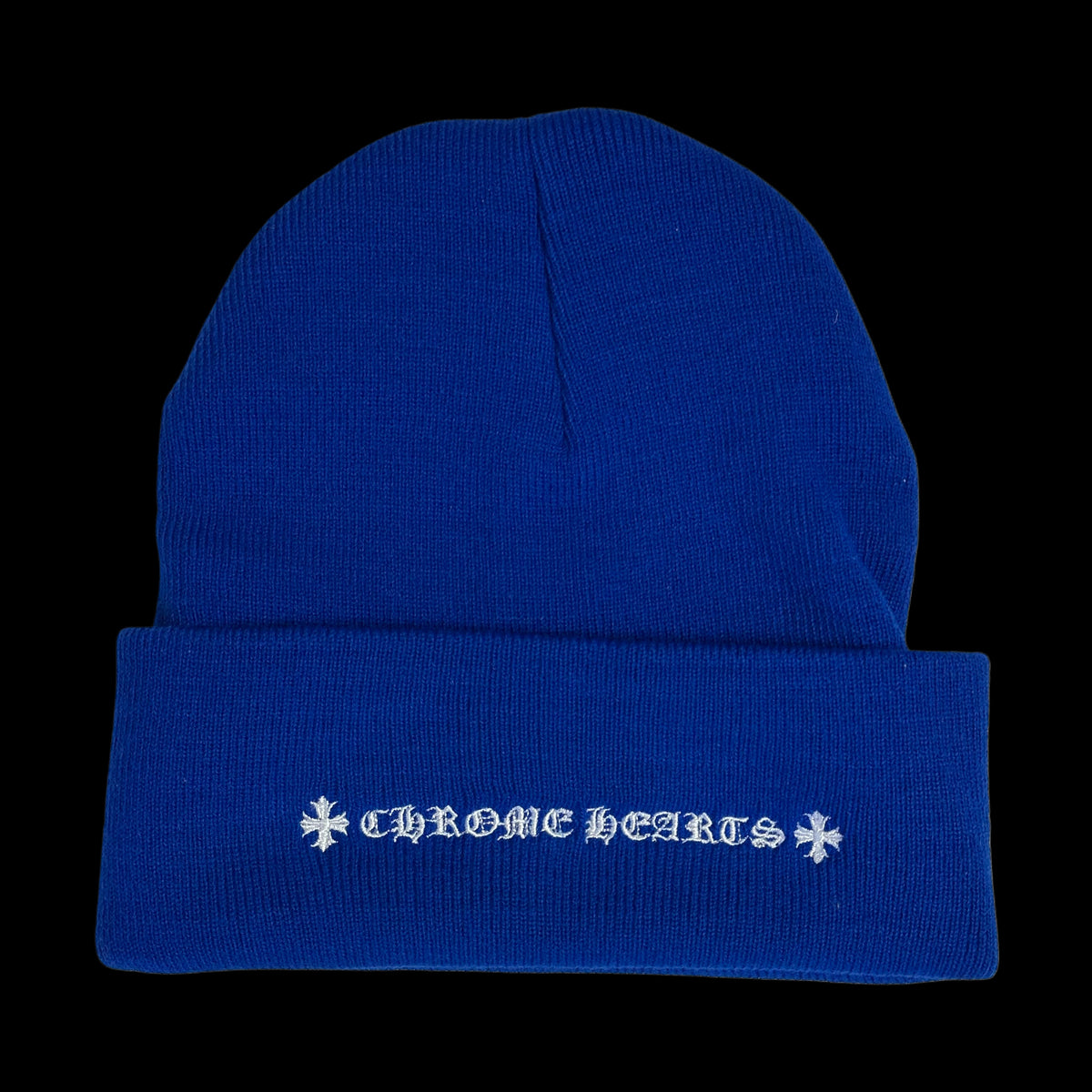 2026 chrome hearts ch royal blue watch cap beanie – change clothes