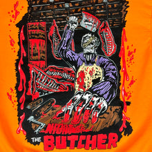 Load image into Gallery viewer, 2023 warren lotas night at the butcher hoodie orange