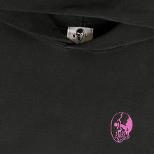 Load image into Gallery viewer, warren lotas hollywood nightmare hoodie faded black