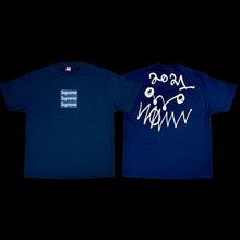 Load image into Gallery viewer, 2021 asspizza triple box logo tee