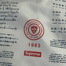 Load image into Gallery viewer, 2014 supreme blood chit reversible ma-1 satin bomber jacket