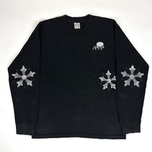Load image into Gallery viewer, 2000s chrome hearts silver stars longsleeve