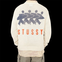 Load image into Gallery viewer, 2024 stussy surfman icon linen sweater