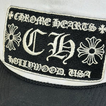 Load image into Gallery viewer, 90s chrome hearts hollywood trucker hat white dome