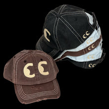 Load image into Gallery viewer, cc eyes chainstitched 6 panel hat