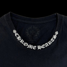 Load image into Gallery viewer, chrome hearts collar logo pocket tee black used