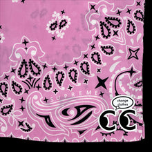 Load image into Gallery viewer, 2021 supreme bandana silk shirt pink