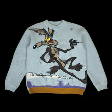 Load image into Gallery viewer, 2018 calvin klein // raf simons looney tunes distressed knit sweater