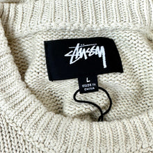Load image into Gallery viewer, 2024 stussy surfman icon linen sweater