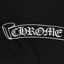 Load image into Gallery viewer, 1999 chrome hearts scroll logo tee black