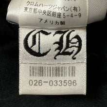 Load image into Gallery viewer, chrome hearts collar logo pocket tee black used