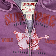 Load image into Gallery viewer, 2021 supreme // true religion zip up hoodie
