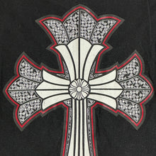 Load image into Gallery viewer, 2000s chrome hearts double cross red outline tee