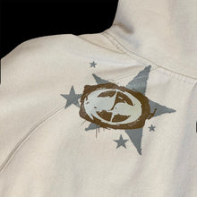 Load image into Gallery viewer, y2k split working class hero zip up hoodie