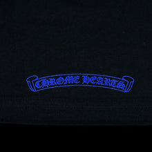 Load image into Gallery viewer, chrome hearts 1988 long sleeve tee black blue logos
