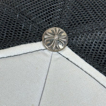 Load image into Gallery viewer, 90s chrome hearts hollywood trucker hat white dome