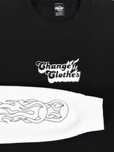 Load image into Gallery viewer, cc flames heavyweight waffle knit thermal