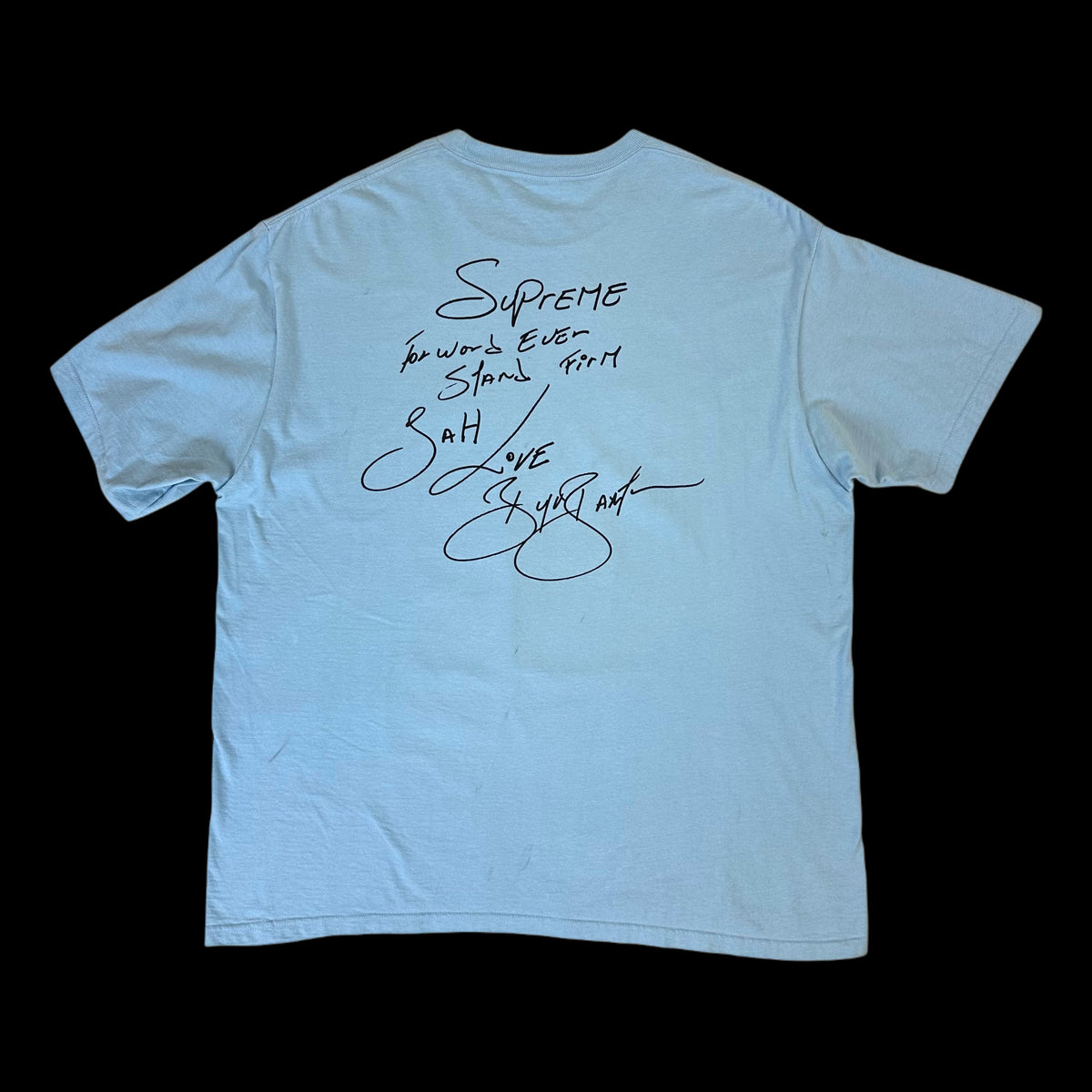 2019 supreme buju banton tee light blue – change clothes