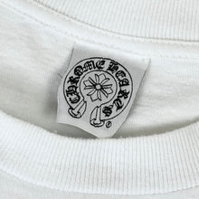 Load image into Gallery viewer, 2000s chrome hearts las vegas grey horseshoe floral l/s white