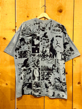 Load image into Gallery viewer, y2k vintage punk style takeover take cover aop tee