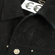 Load image into Gallery viewer, 2024 louis vuitton ombré embroidered denim jacket