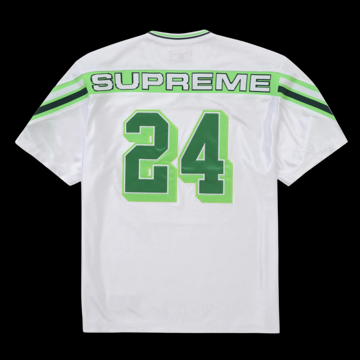 2024 supreme jacquard rib football jersey – change clothes