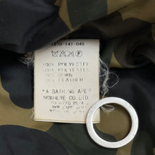 Load image into Gallery viewer, 2012 bape mountain puffer jacket camo inside full zip