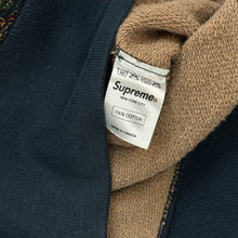 Load image into Gallery viewer, 2011 supreme paisley hoodie navy
