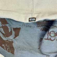 Load image into Gallery viewer, y2k split working class hero zip up hoodie