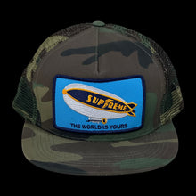Load image into Gallery viewer, 2012 supreme blimp trucker hat camo