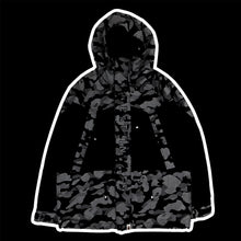 Load image into Gallery viewer, 2000s bape reflector camo snowboarding jacket