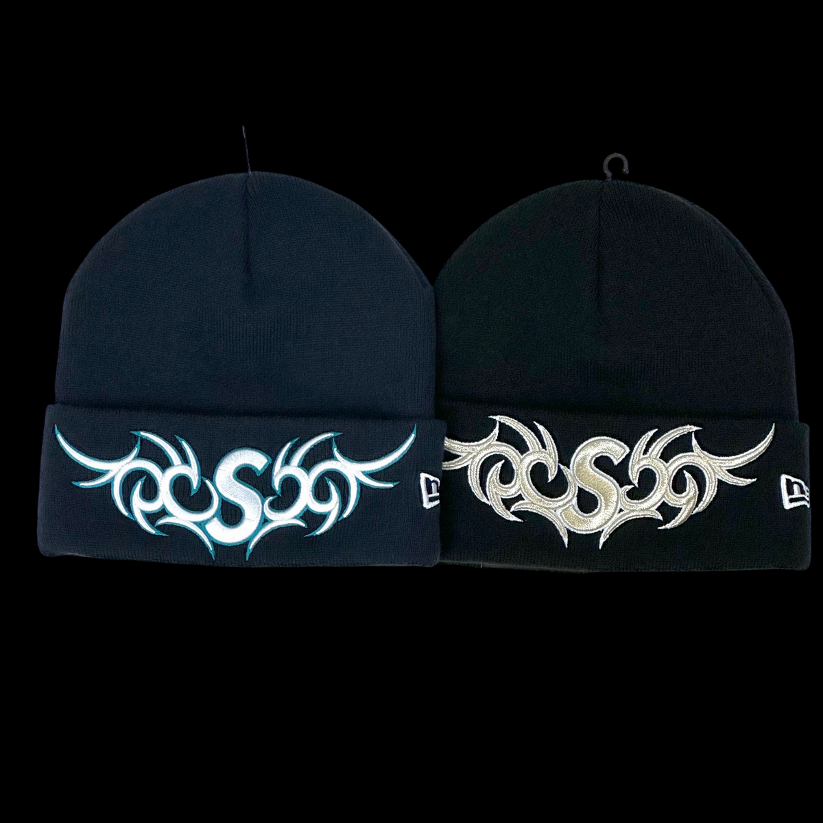 2025 supreme new era tribal s logo beanie – change clothes