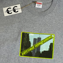 Load image into Gallery viewer, 2019 supreme greetings tee heather grey