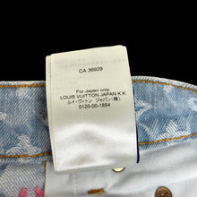 Load image into Gallery viewer, 2024 louis vuitton by tyler okonma monogram craggy denim pants