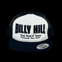 Load image into Gallery viewer, billy hill spellout trucker hat