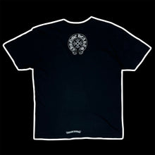 Load image into Gallery viewer, chrome hearts collar logo pocket tee black used