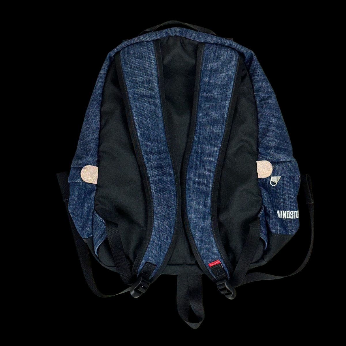 2015 supreme // north face denim daypack backpack – change clothes