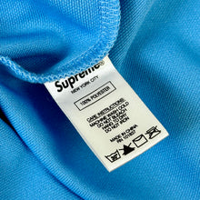 Load image into Gallery viewer, 2018 supreme monogram football top light blue