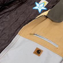 Load image into Gallery viewer, 2022 asspizza reworked carhartt zip up jacket