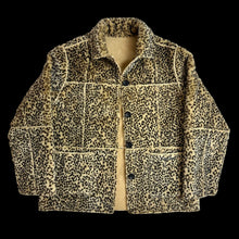 Load image into Gallery viewer, 2019 supreme faux suede leopard reversible coat