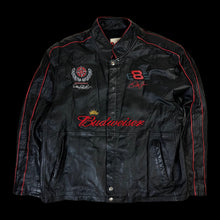 Load image into Gallery viewer, 2000s budweiser dale earnhardt jr leather jacket